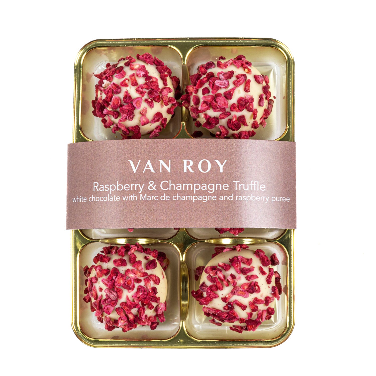 Van Roy 6 Pack - Raspberry & Champagne Truffles