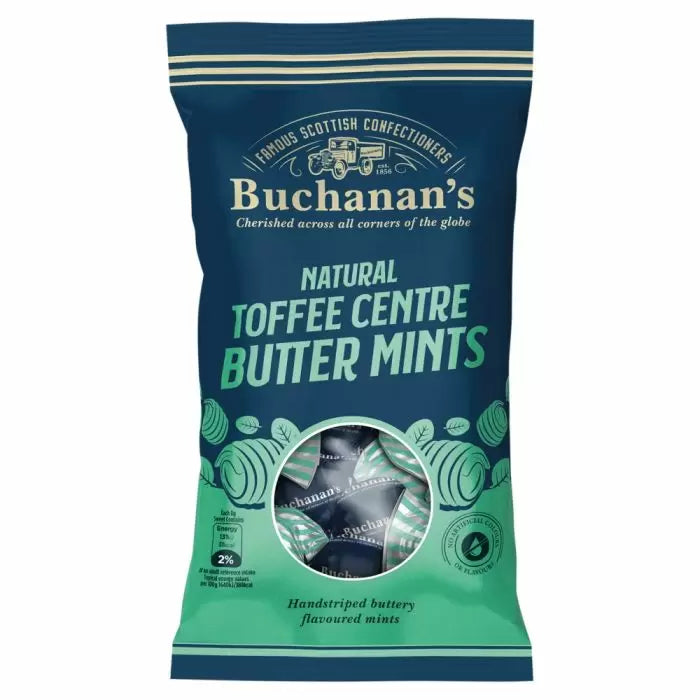 Buchanan's Natural Toffee Centre Butter Mints