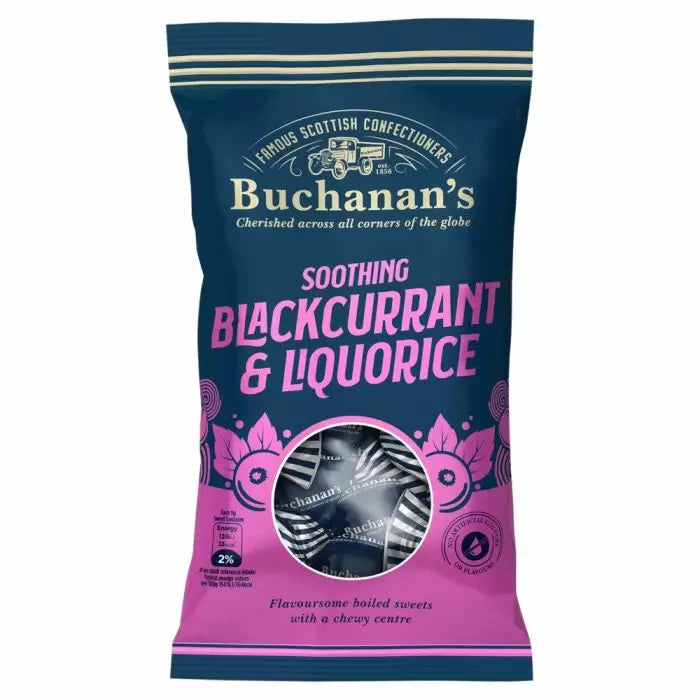 Buchanan's Soothing Blackcurrant & Liquorice Bag