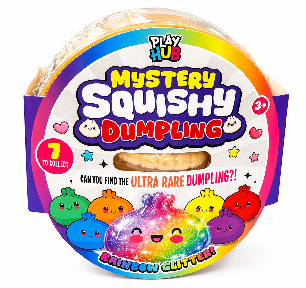 RMS MYSTERY SQUISHY DUMPLING - RAINBOW GLITTER
